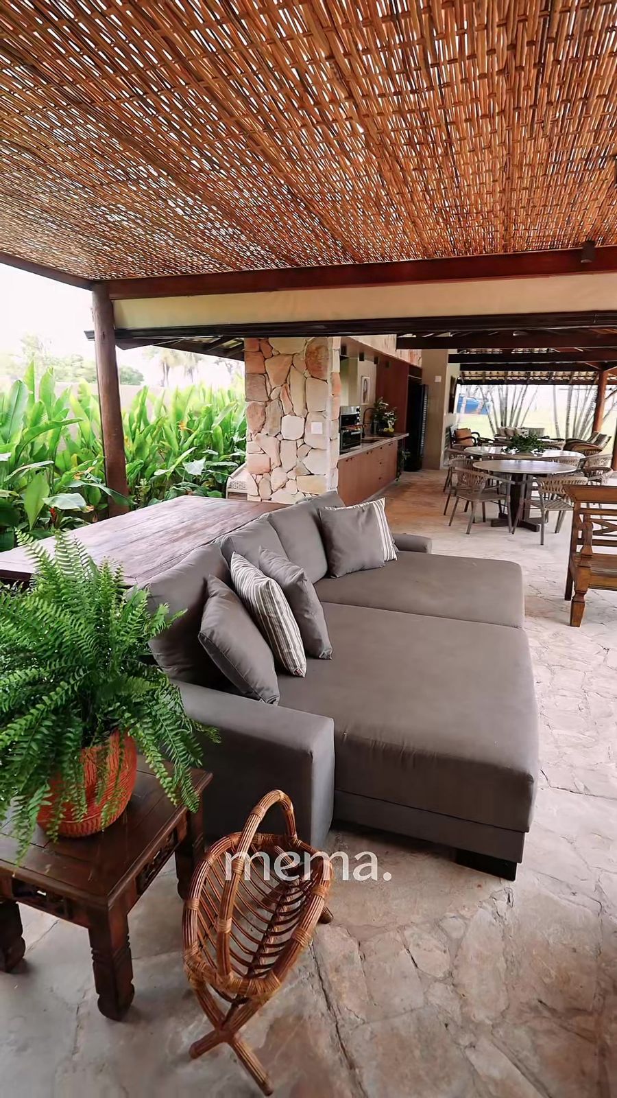 Área gourmet com lounge